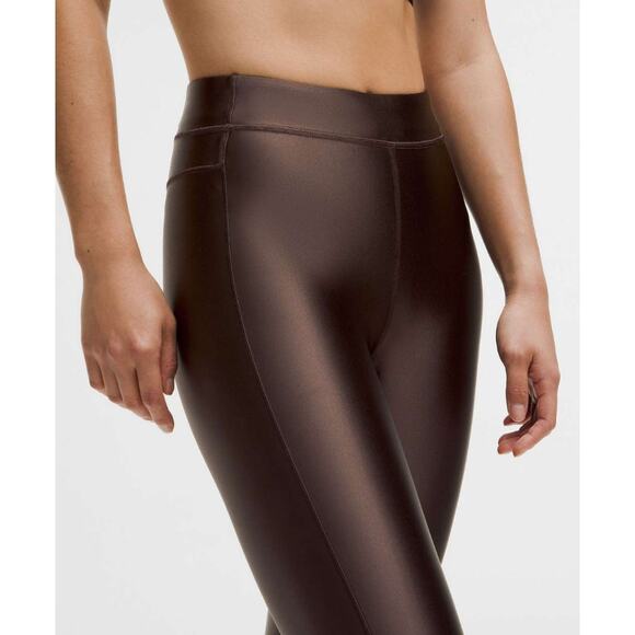 (6) NWT $118 Lululemon Satin Shine High-Rise Tight 25" Espresso - Picture 3 of 6
